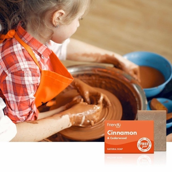 Cinnamon and Cedarwood All Natural Soap - Picture 2 of 4